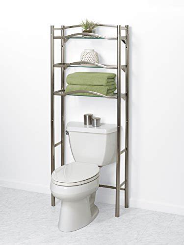 Over The Toilet Storage Brushed Nickel Metal